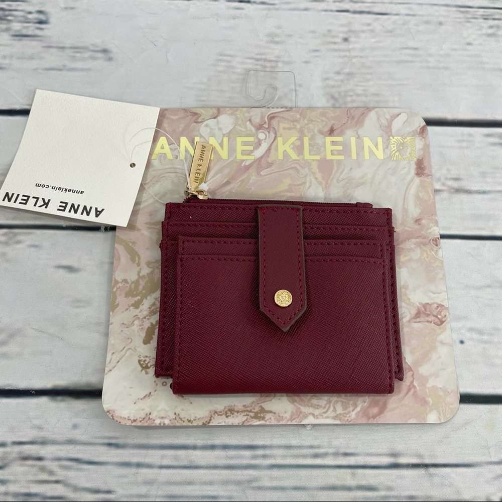 NEW Anne Klein Bloodstone Card Holder